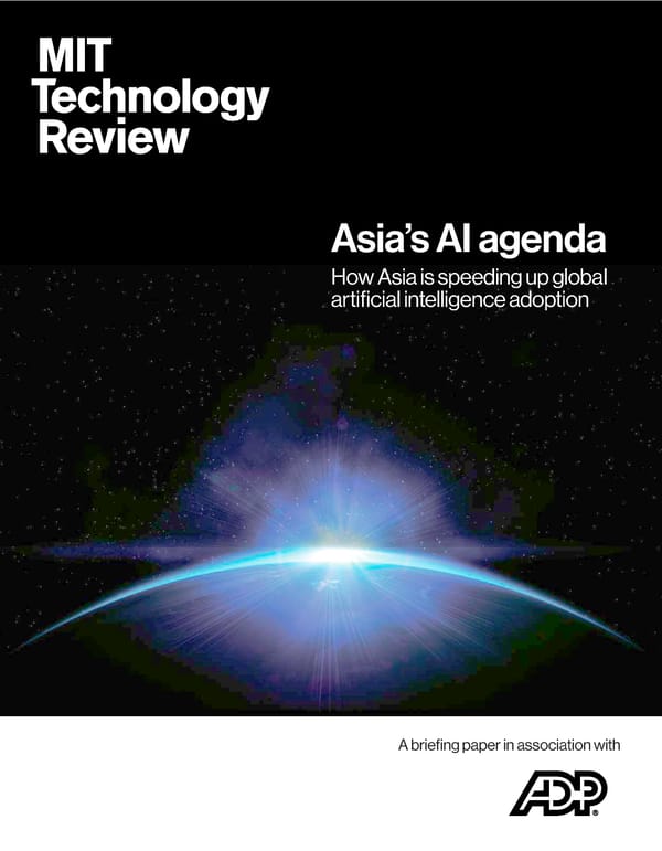 Asia's AI Agenda - Page 1